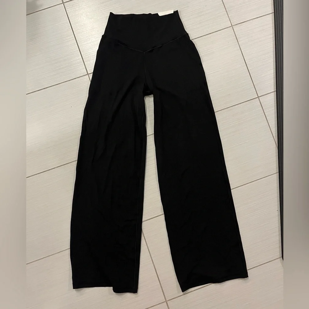 NWT Aerie OFFLINE Real Me XTRA Wide Leg High Waisted Trouser - Picture 10 of 11